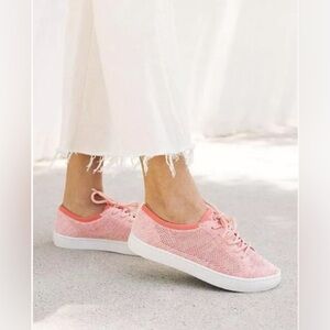 Soludos Women’s Ashore Mesh Sneakers In Coral Confetti Size 9 New In Box